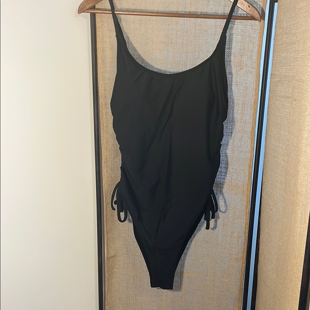Black One-Piece Swimsuit